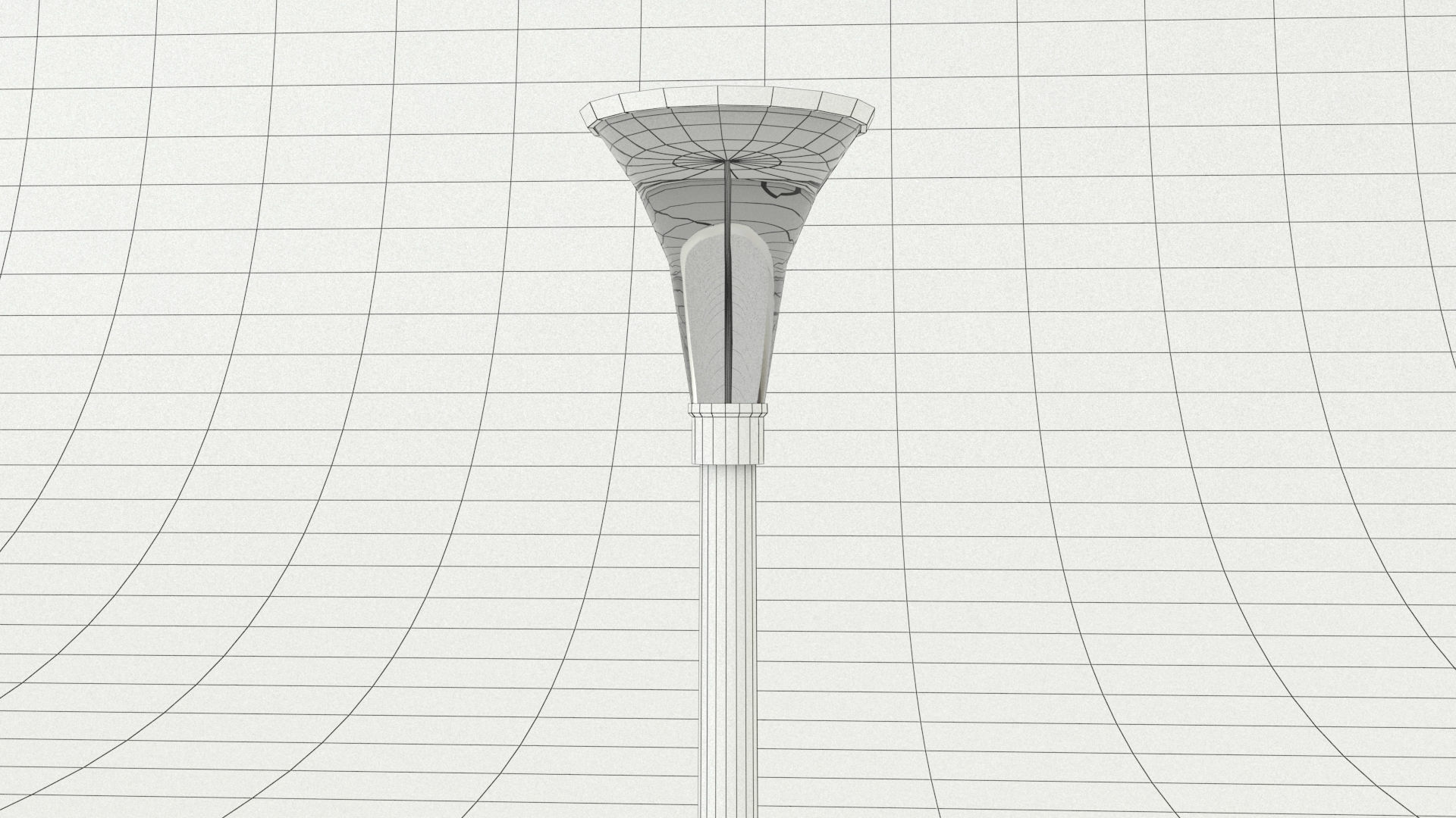 laos Street LED light Low-poly 3D model_16