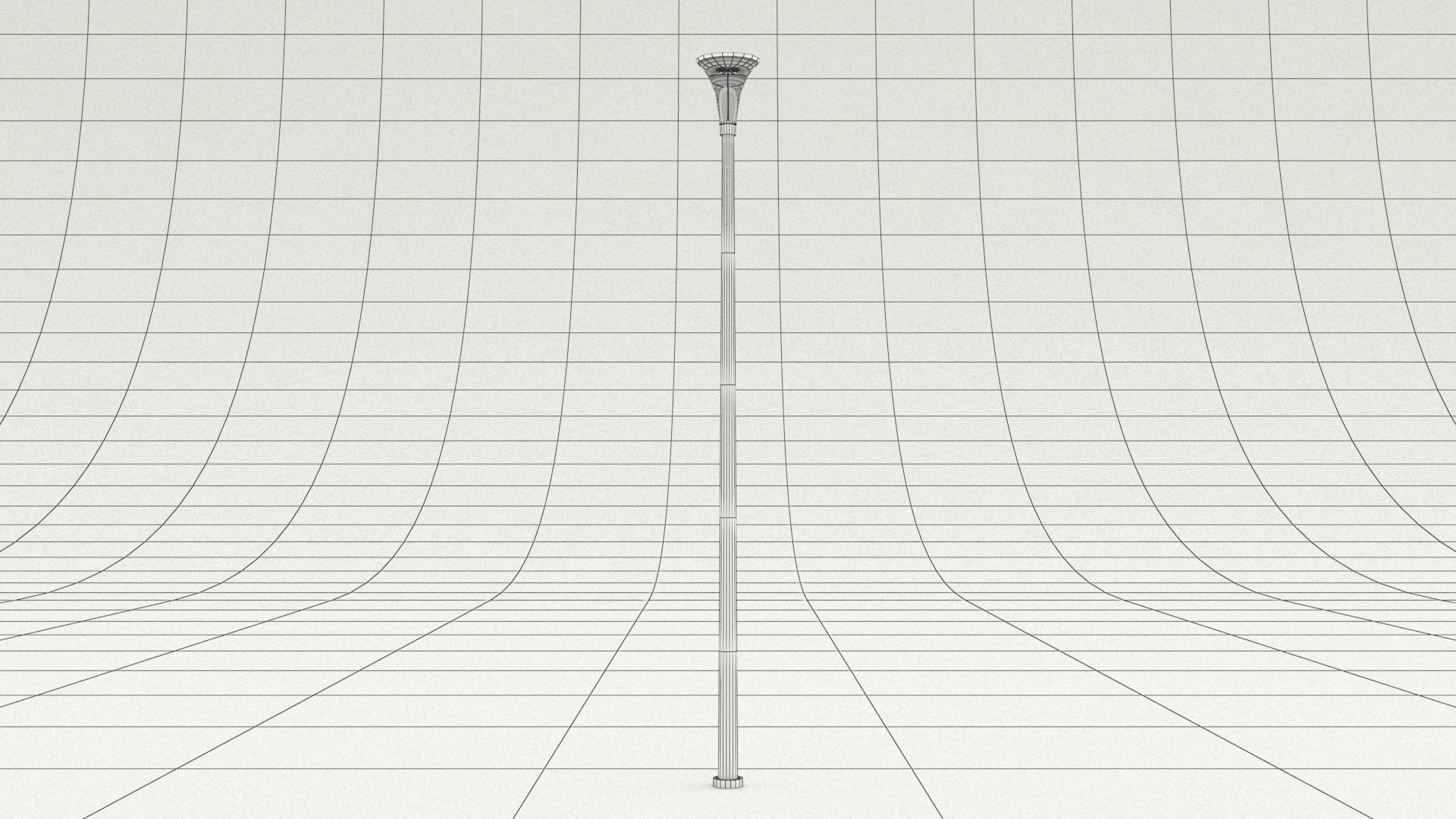 laos Street LED light Low-poly 3D model_12