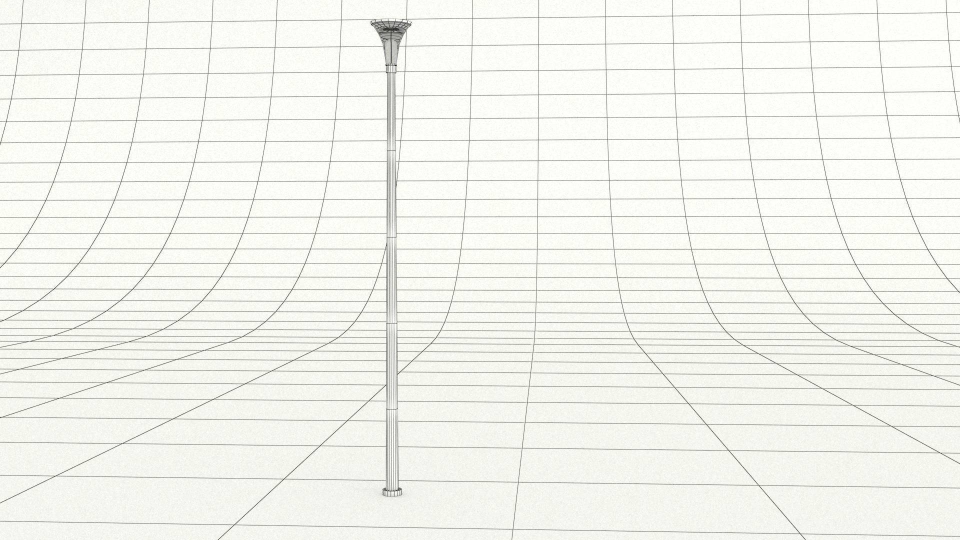 laos Street LED light Low-poly 3D model_14