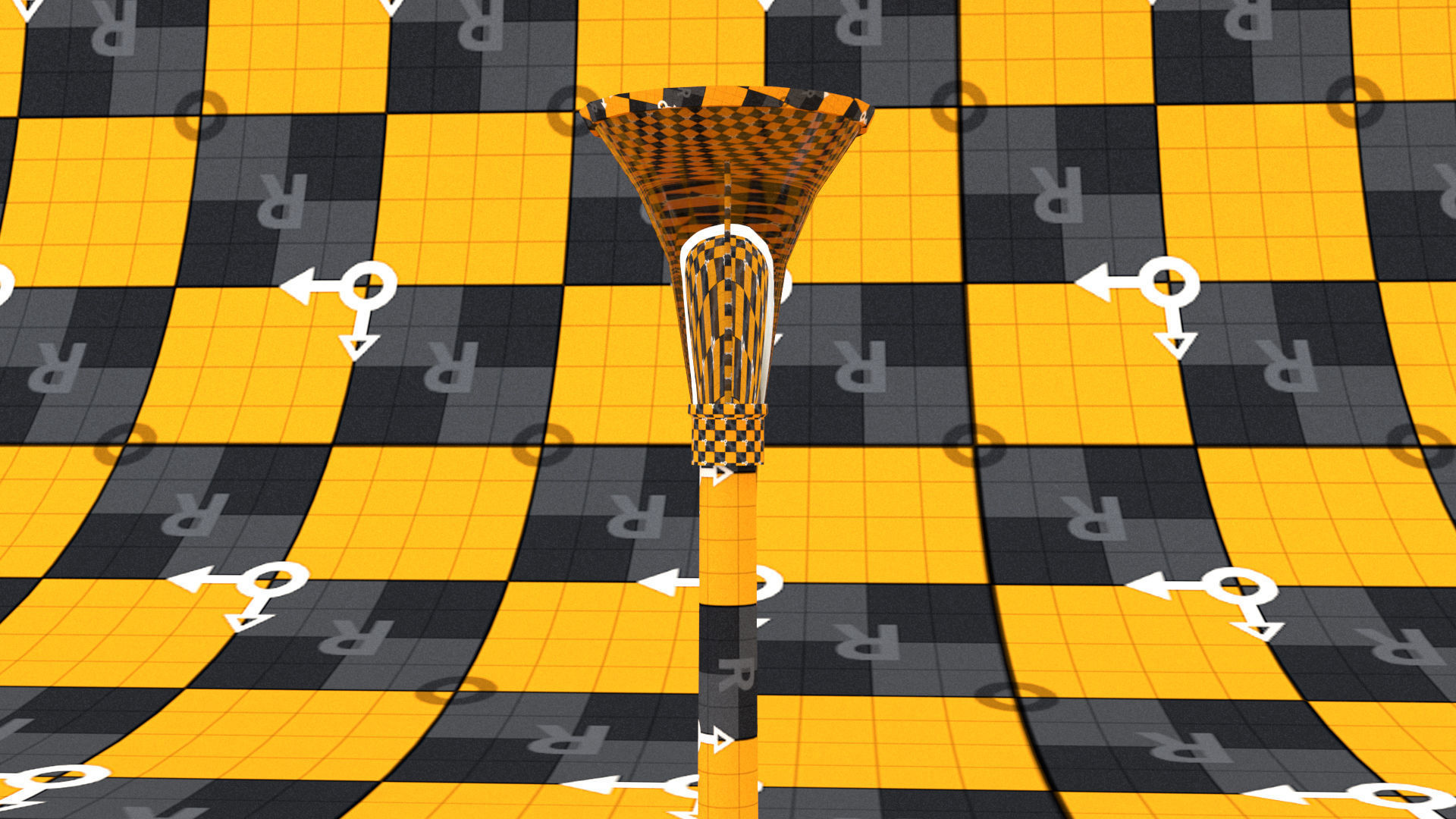 laos Street LED light Low-poly 3D model_9