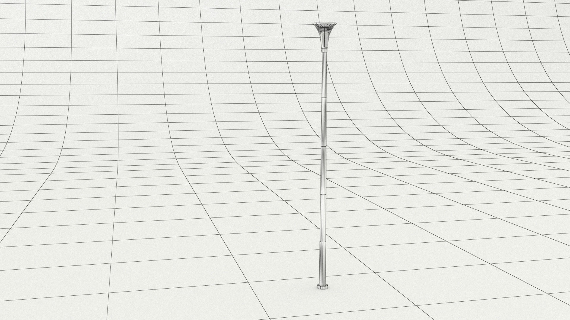 laos Street LED light Low-poly 3D model_13