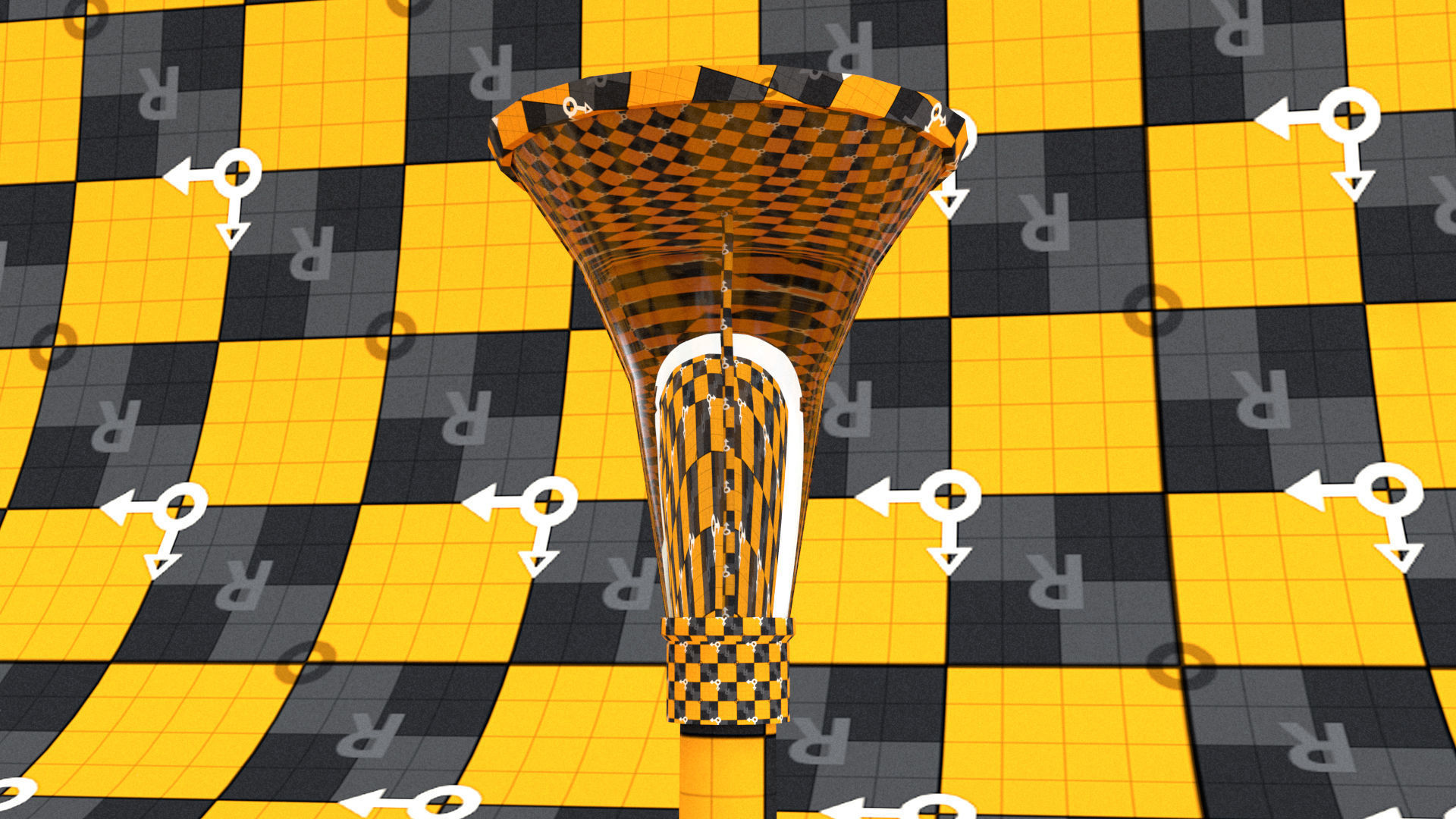 laos Street LED light Low-poly 3D model_11