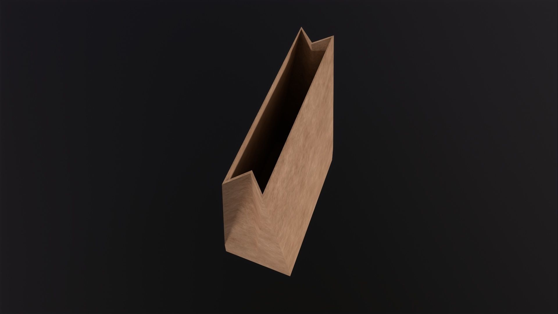 Paper Bag 3D Model Low-poly 3D model_5