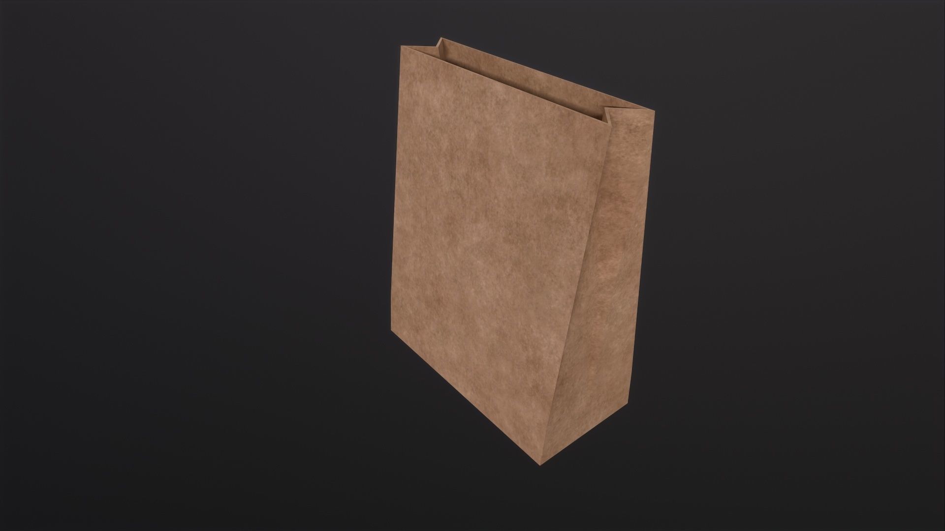 Paper Bag 3D Model Low-poly 3D model_6
