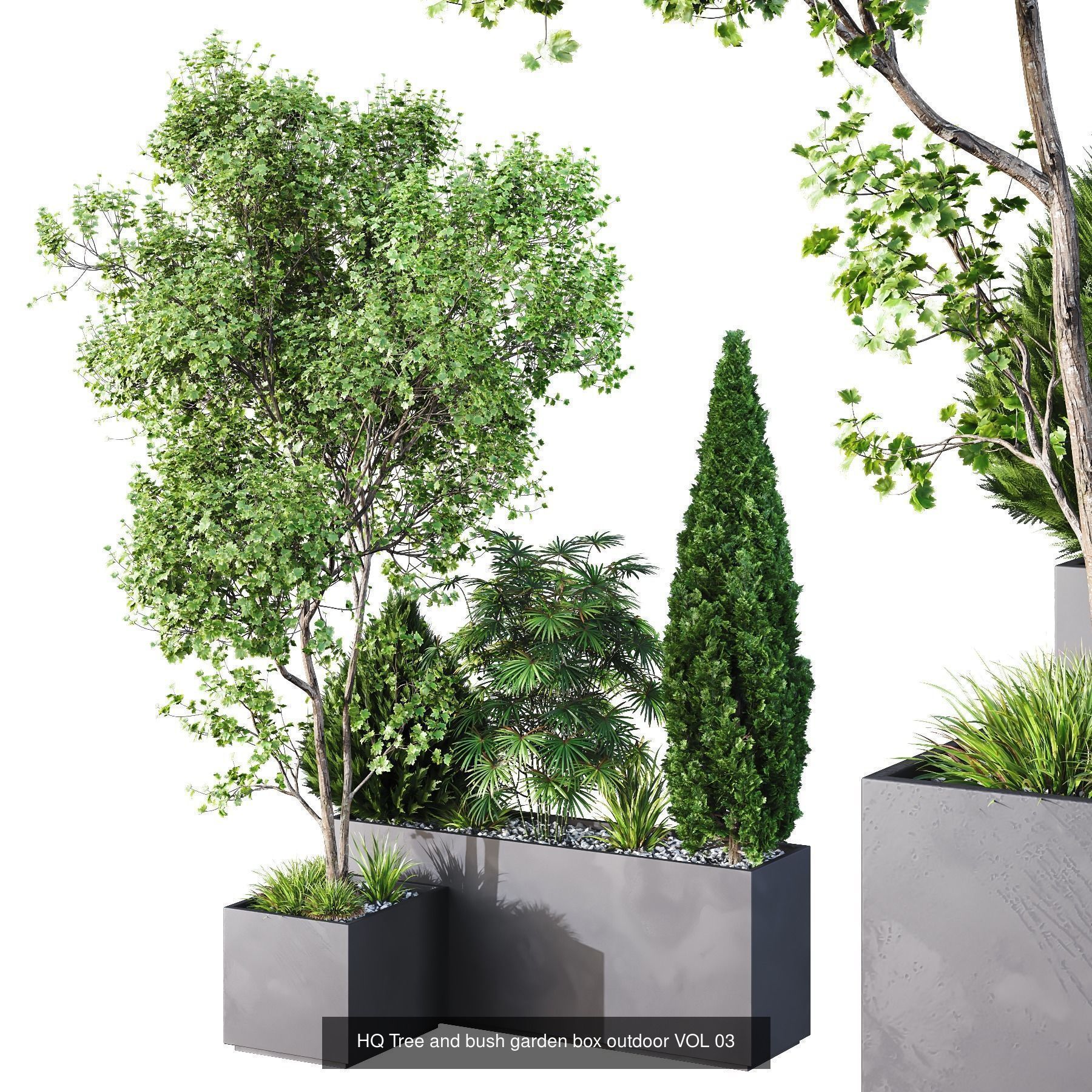  6 Different SETS of outdoor SET VOL84 3D Model Collection_2