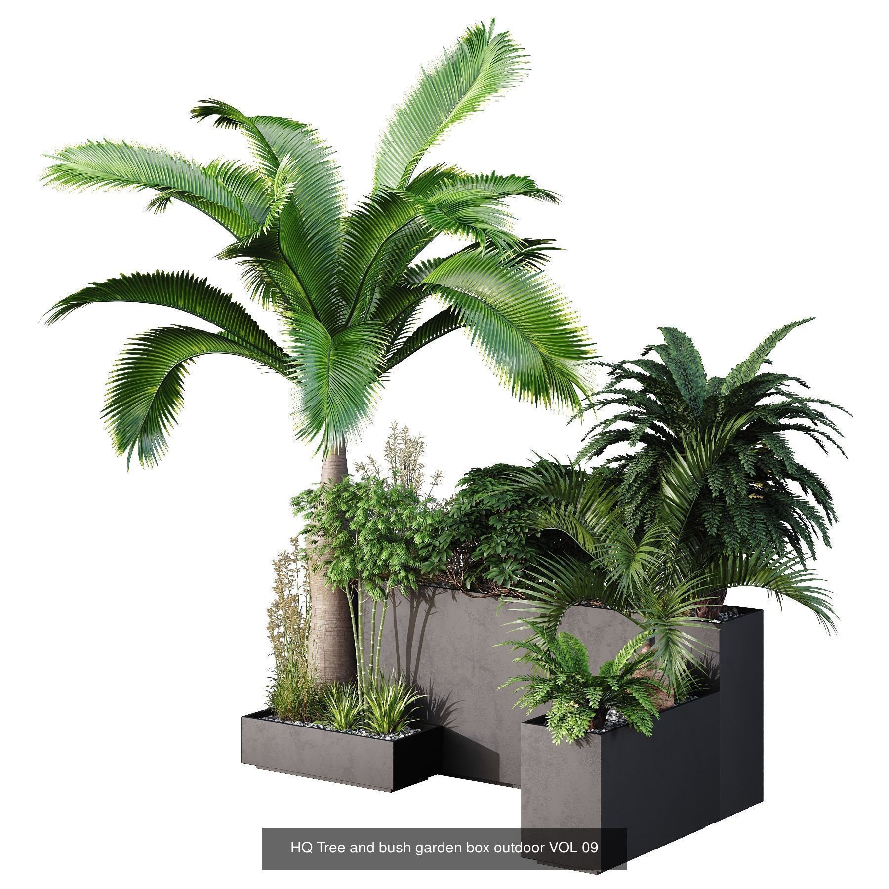  6 Different SETS of outdoor SET VOL84 3D Model Collection_5