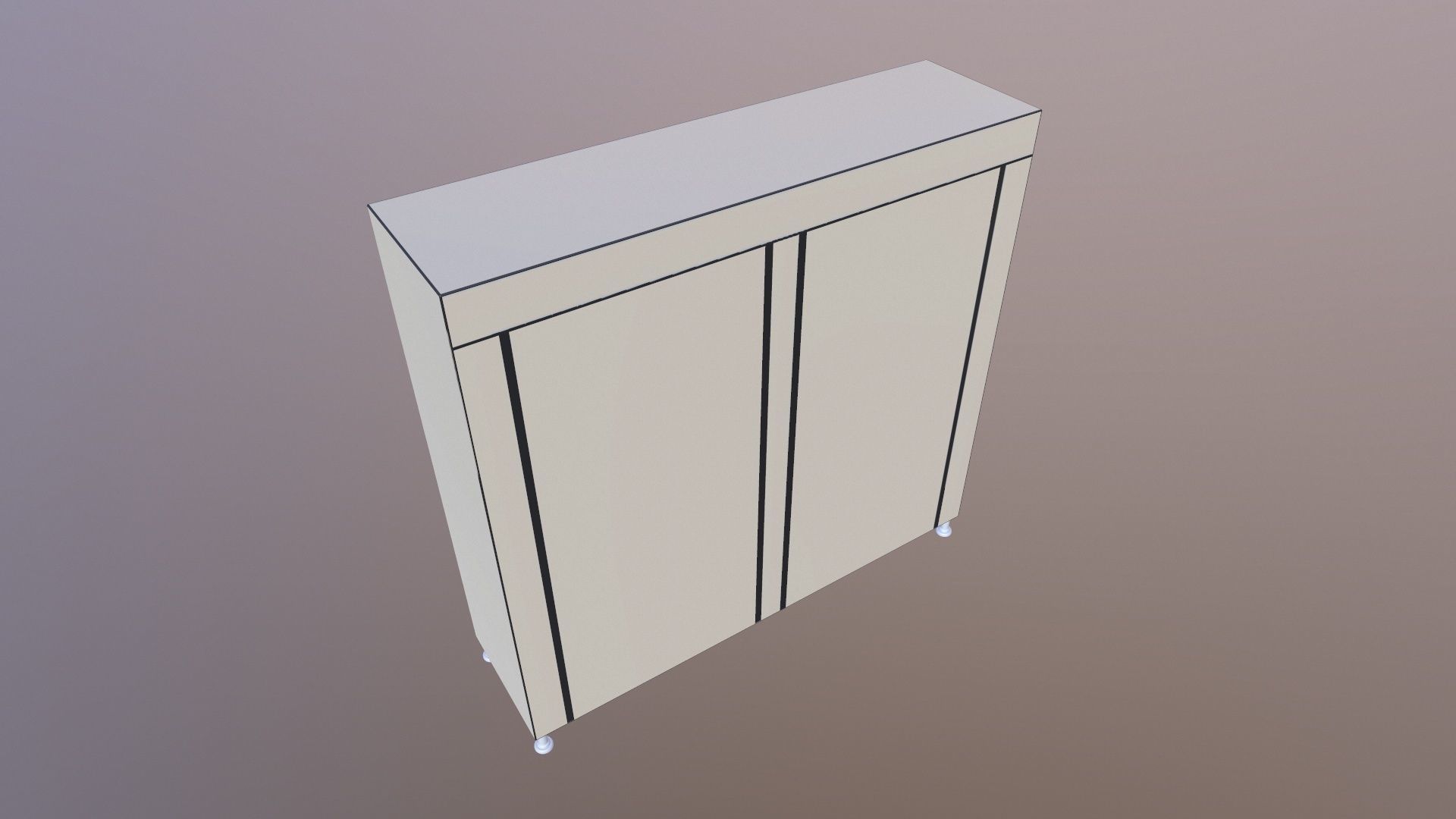 Shoe Rack Portable Storage 3D model_6