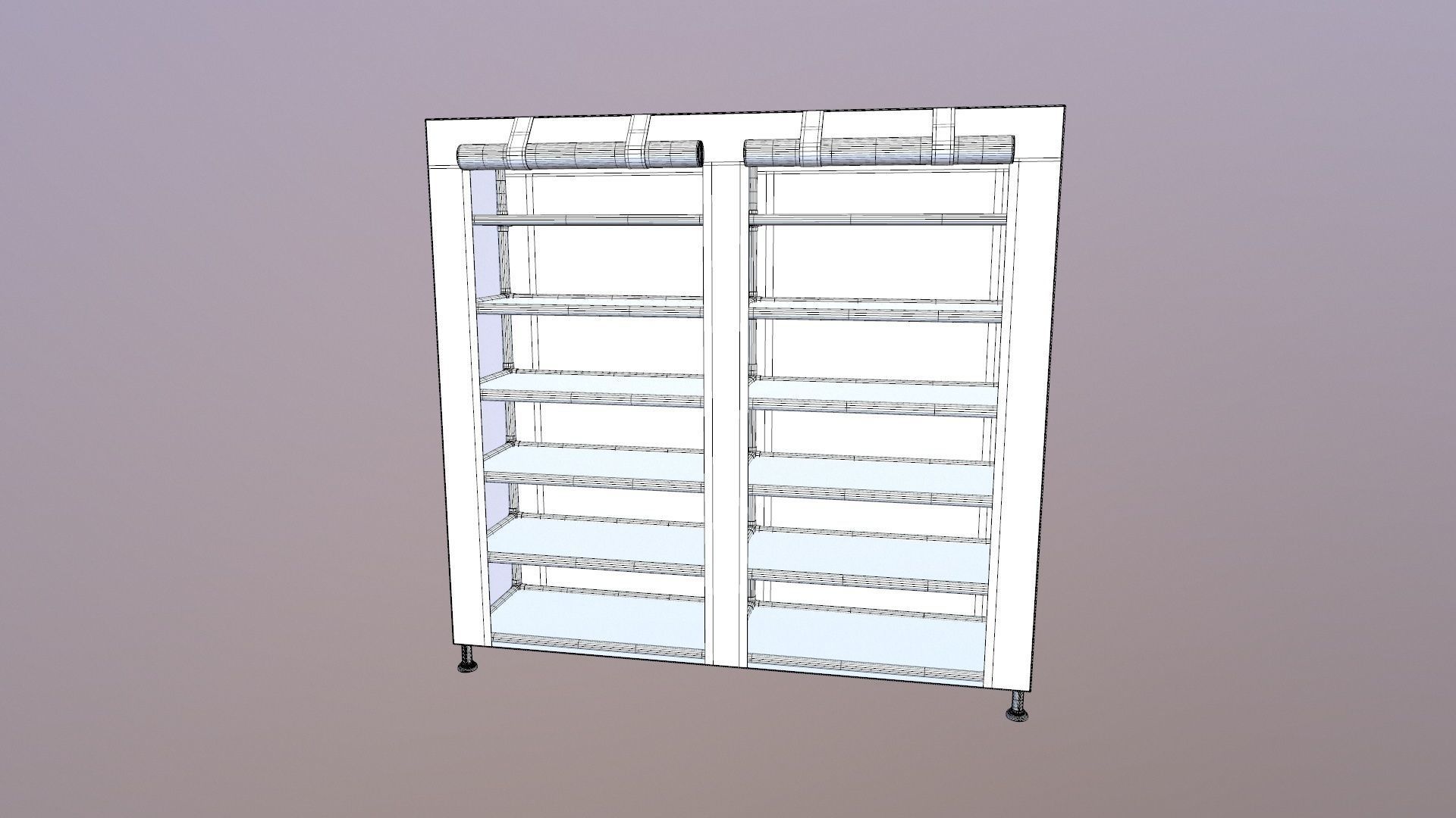 Shoe Rack Portable Storage 3D model_11