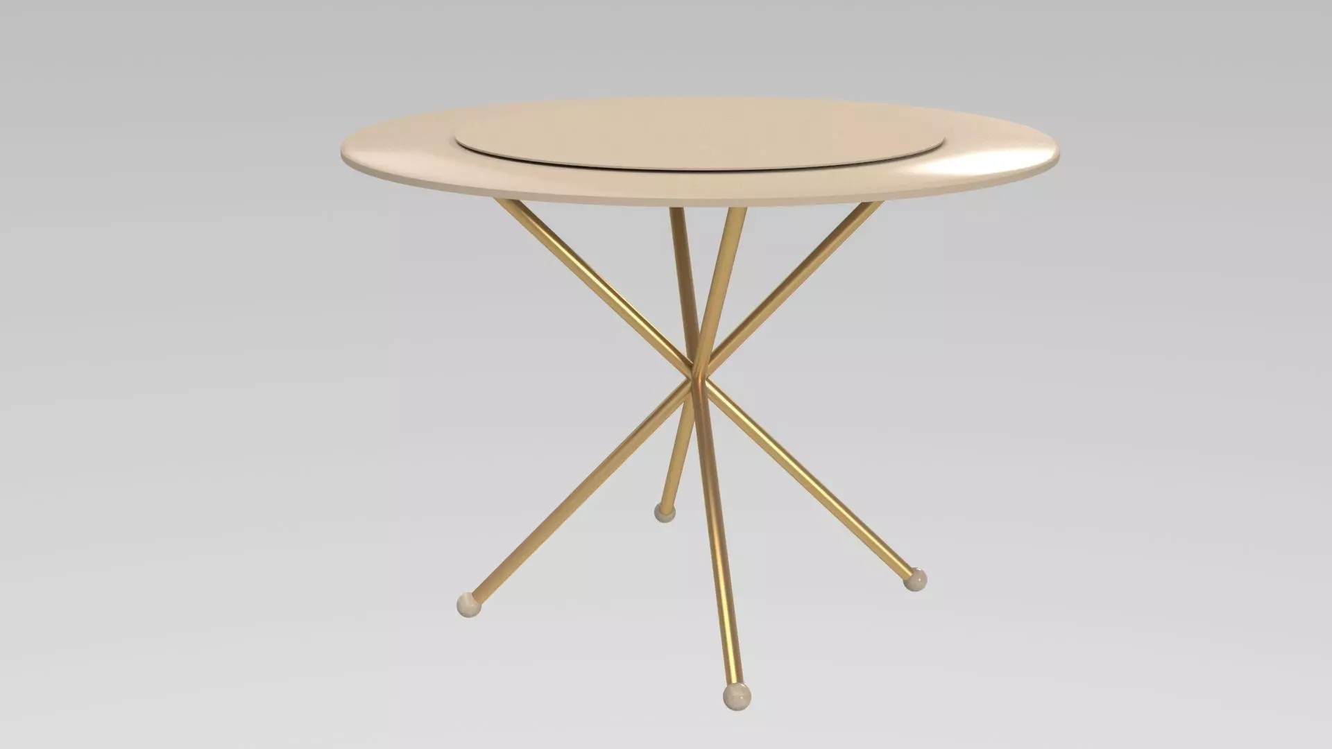 Table Low-poly 3D model_0