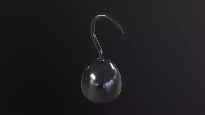 Pirate Hook 3D Model