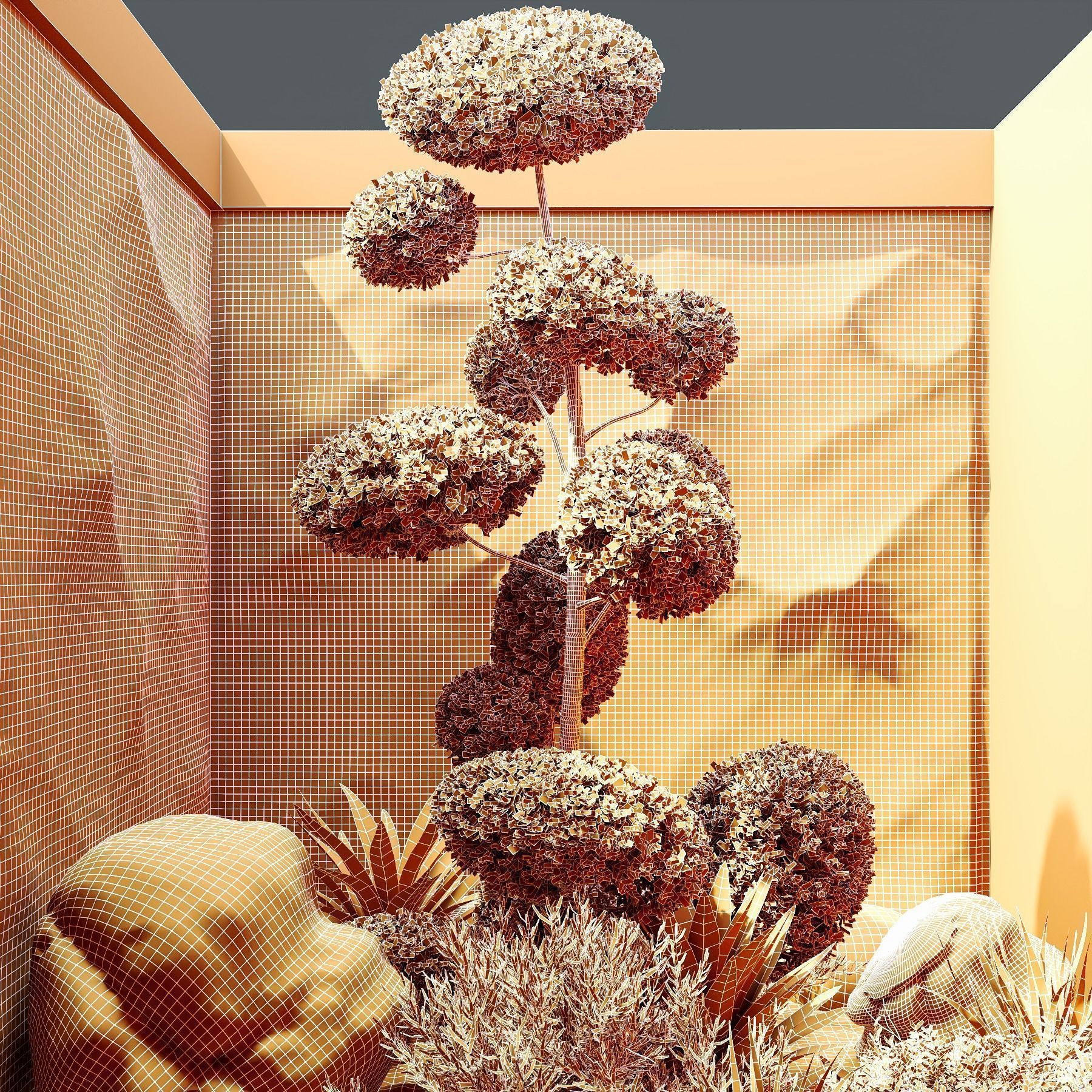 6 Different SETS of OUTDOOR SET VOL86 3D Model Collection_29