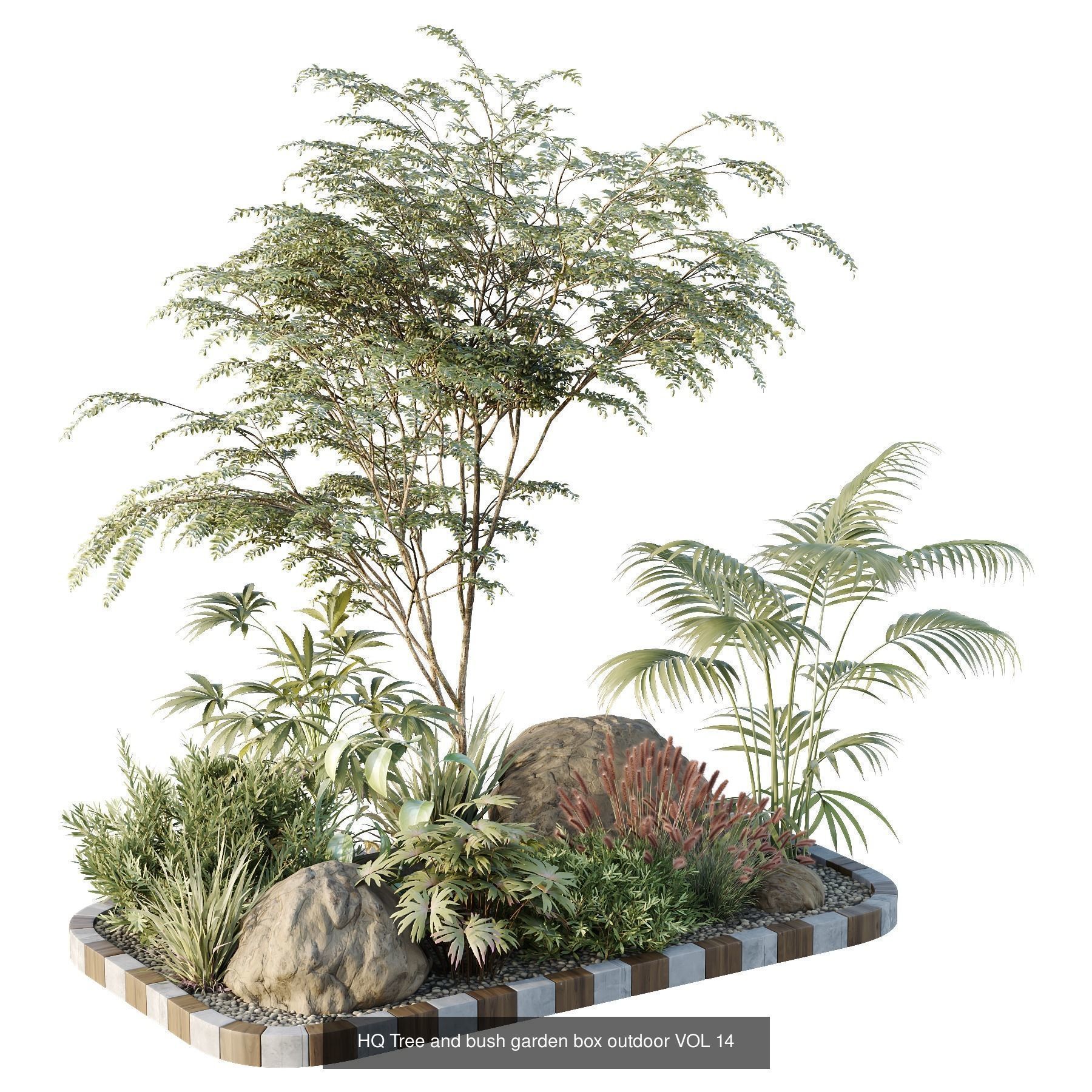 6 Different SETS of OUTDOOR SET VOL86 3D Model Collection_5