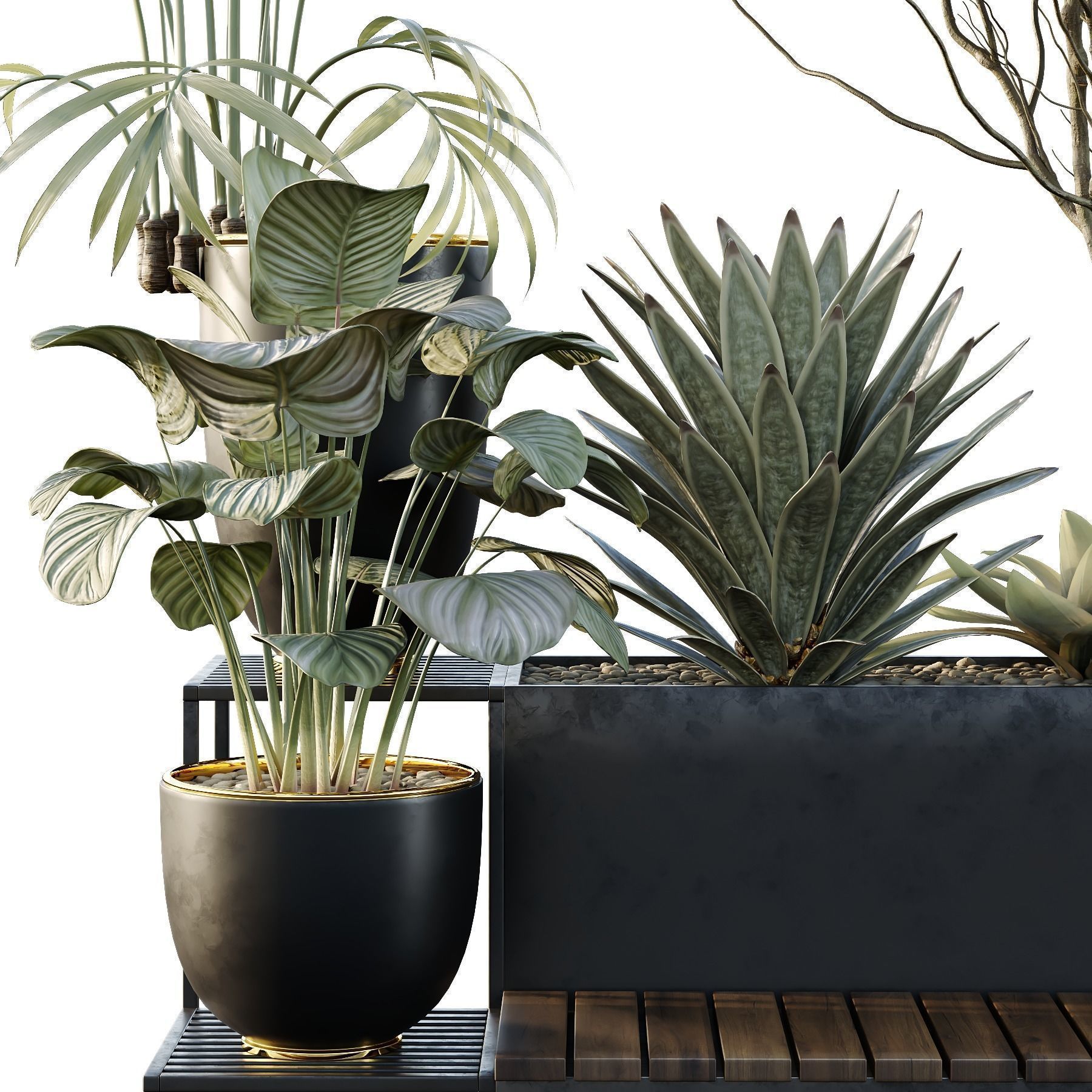 6 Different SETS of OUTDOOR SET VOL86 3D Model Collection_13