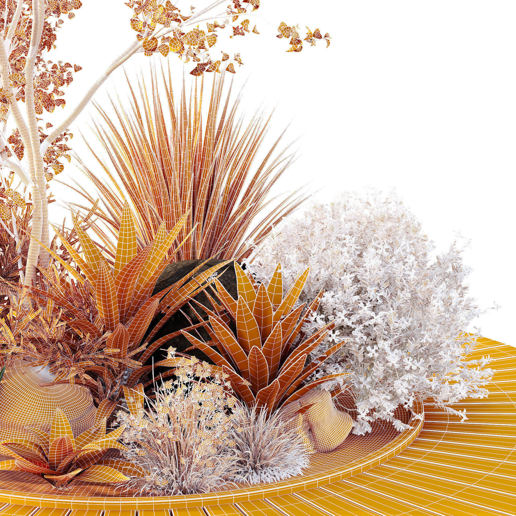 6 Different SETS of OUTDOOR SET VOL86 3D Model Collection_28