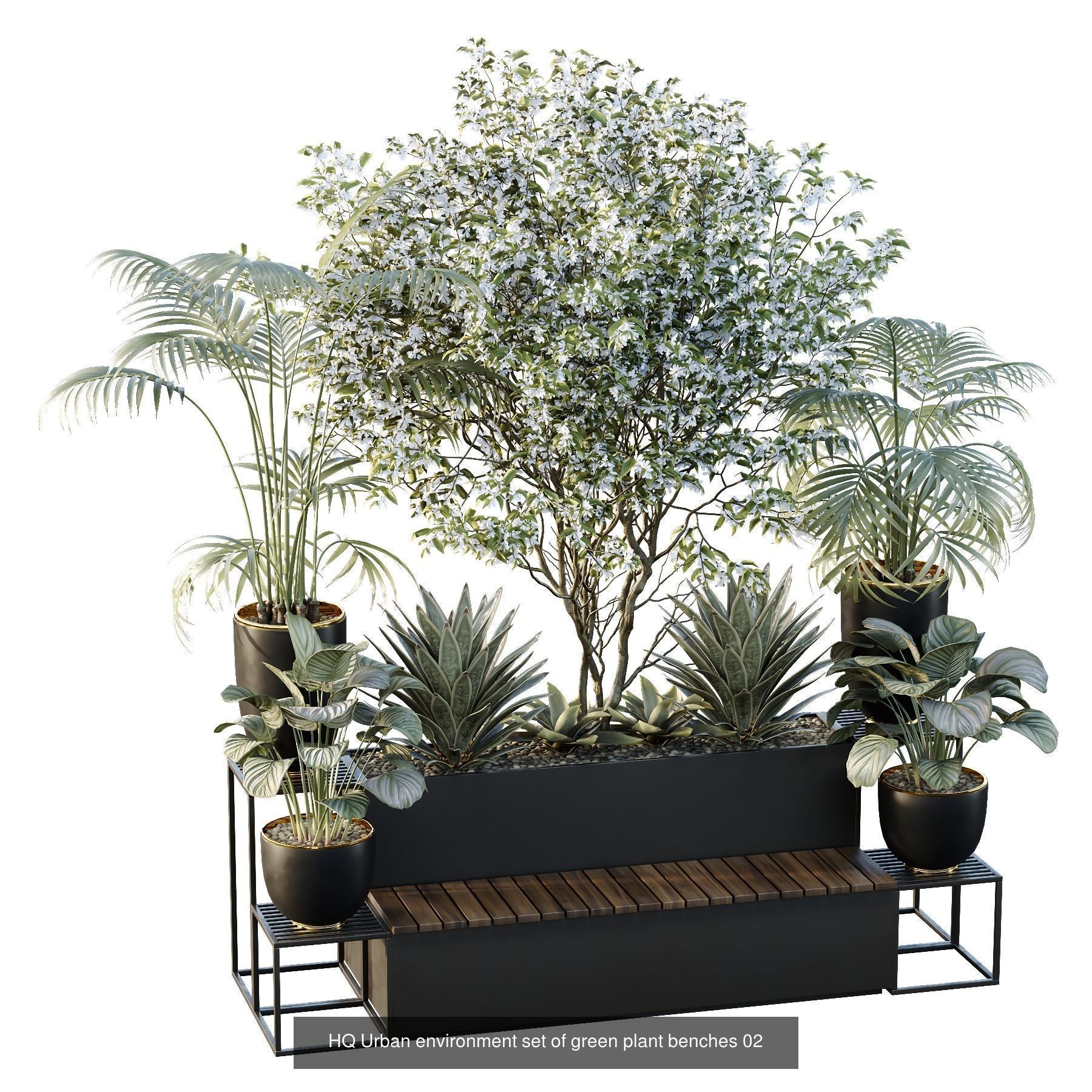 6 Different SETS of OUTDOOR SET VOL86 3D Model Collection_4