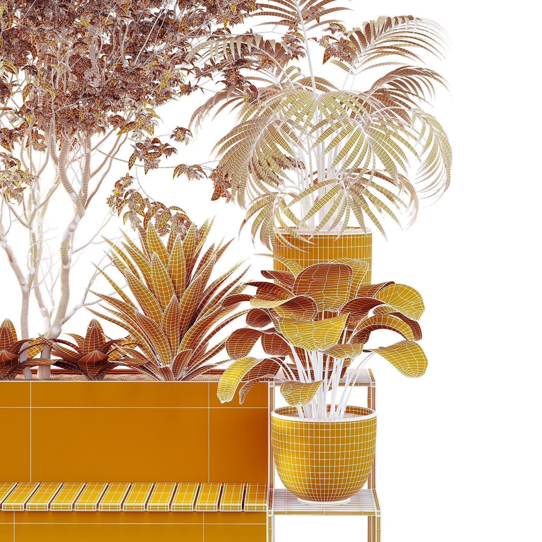 6 Different SETS of OUTDOOR SET VOL86 3D Model Collection_30