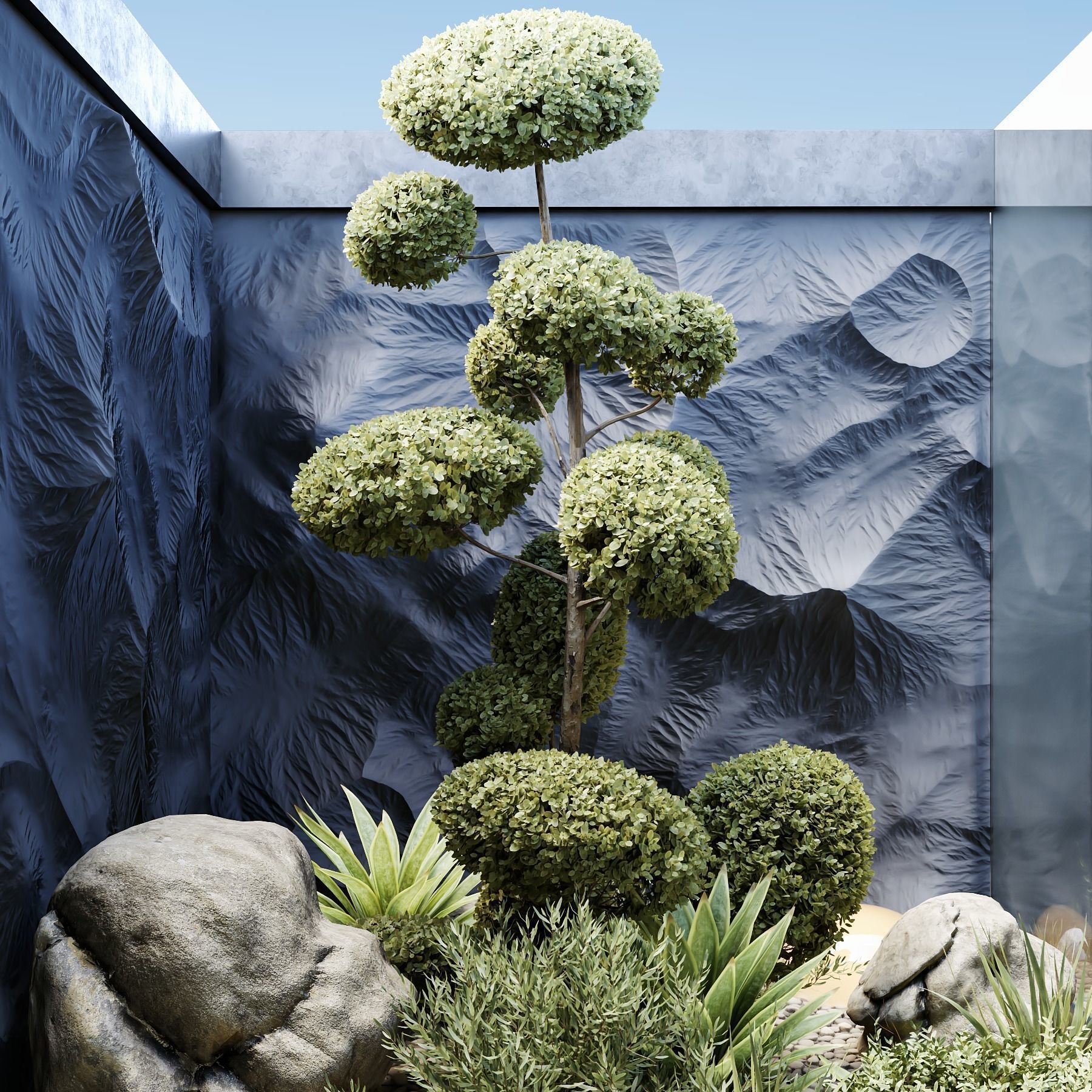 6 Different SETS of OUTDOOR SET VOL86 3D Model Collection_10