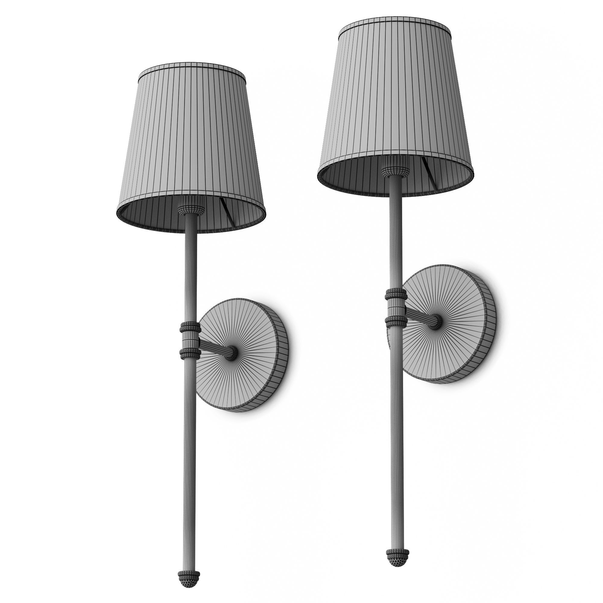 Sconce Louvre Home Camilla 3D model_12