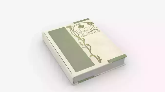 Book Rigged and Animated Low-poly 3D model