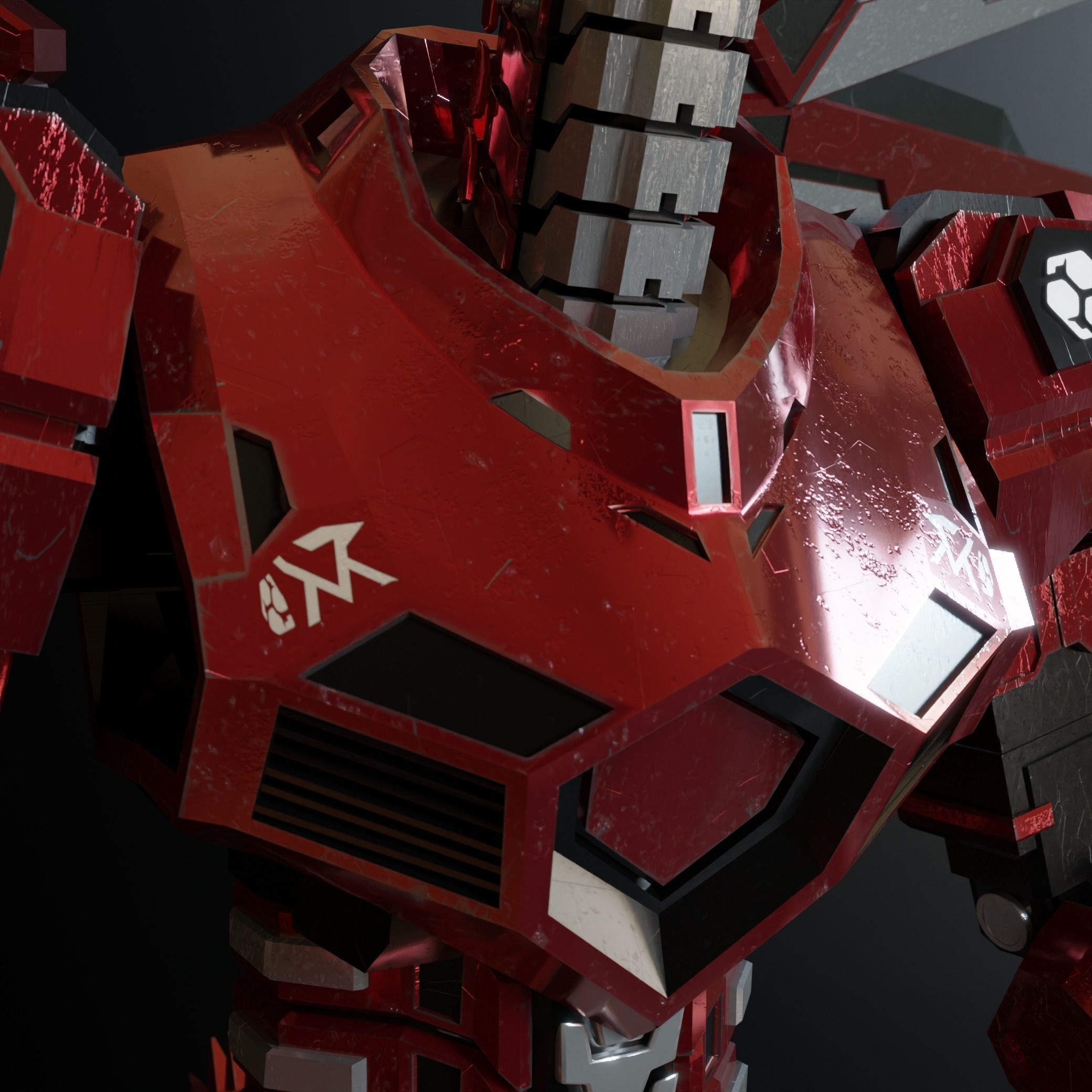 Dragonoid - Mecha Dragon 3D Model 3D model_6