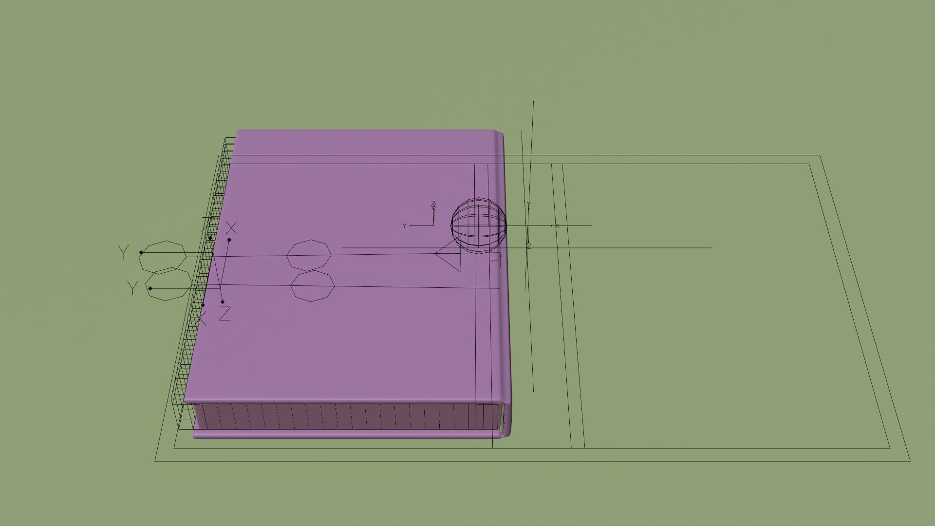 Book Rigged and Animated Low-poly 3D model_11