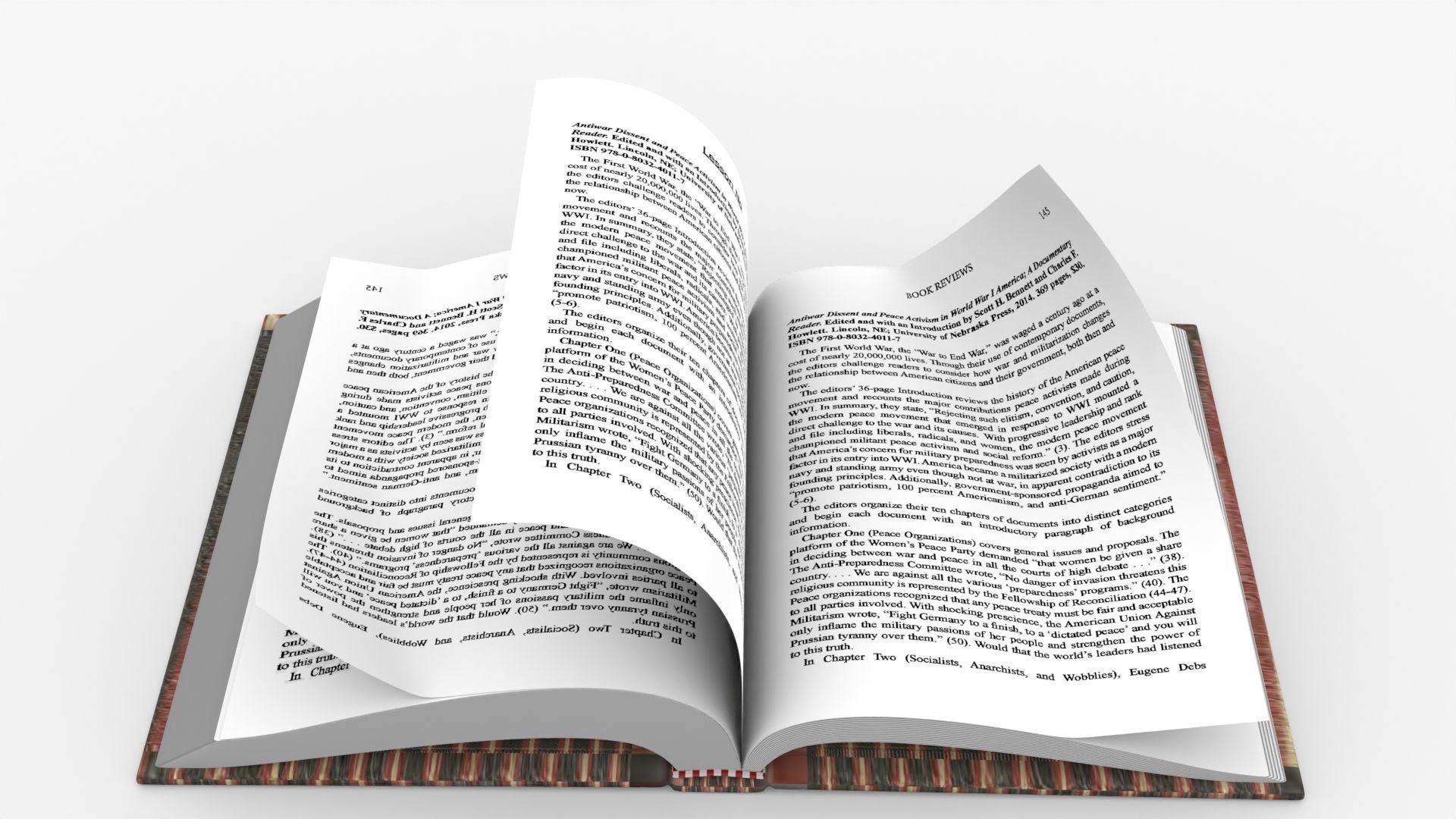 Book Rigged and Animated Low-poly 3D model_4