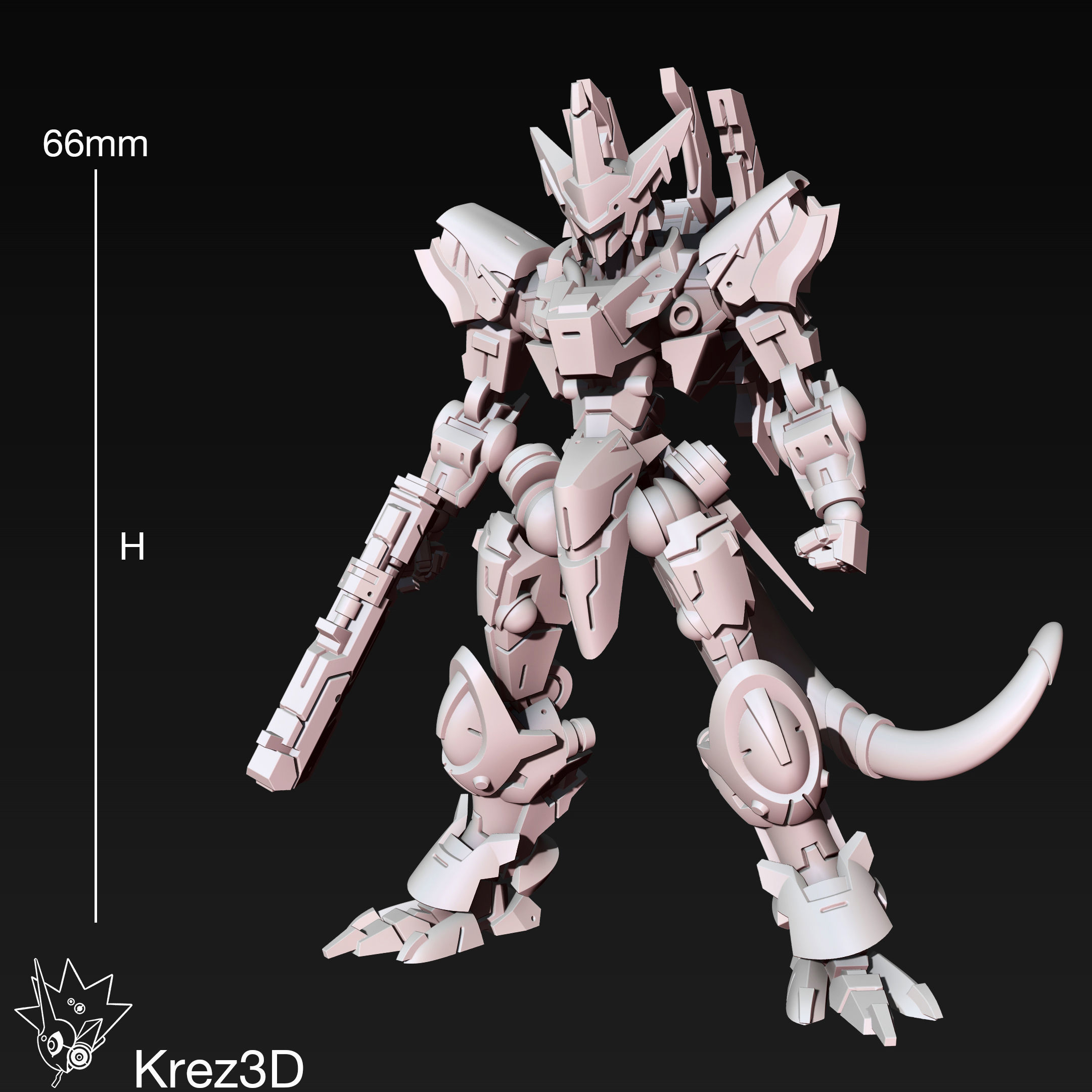 SA-2 Rampage 3D print model_1