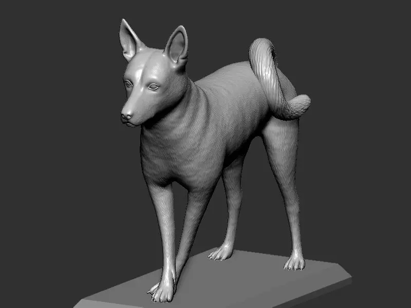 Dog Pose  3D print model_0