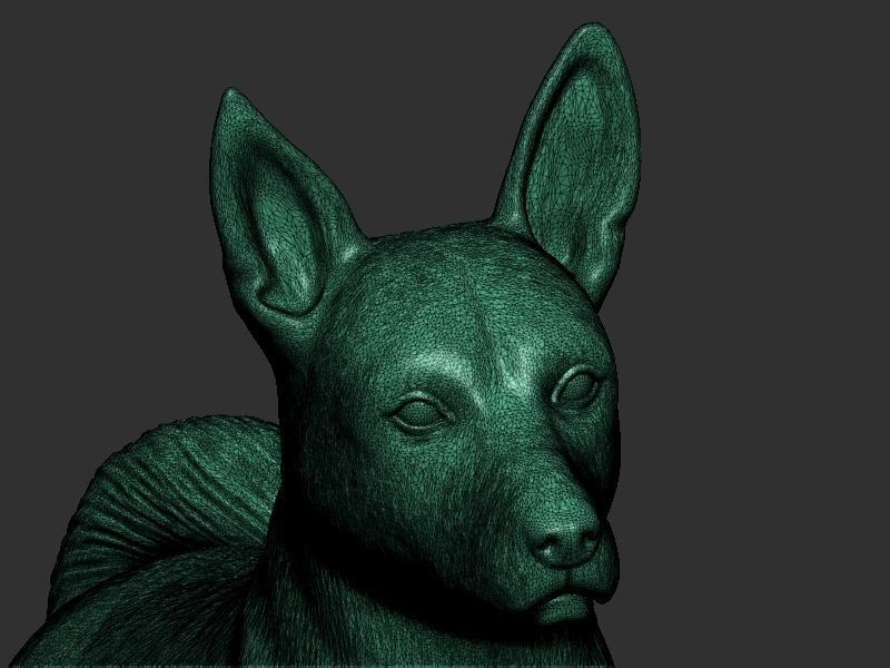 Dog Pose  3D print model_15