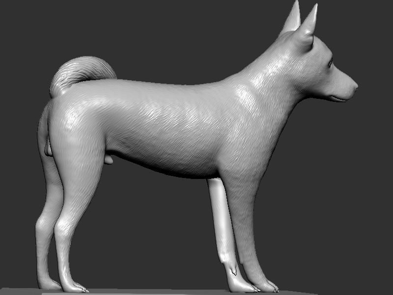 Dog Pose  3D print model_6