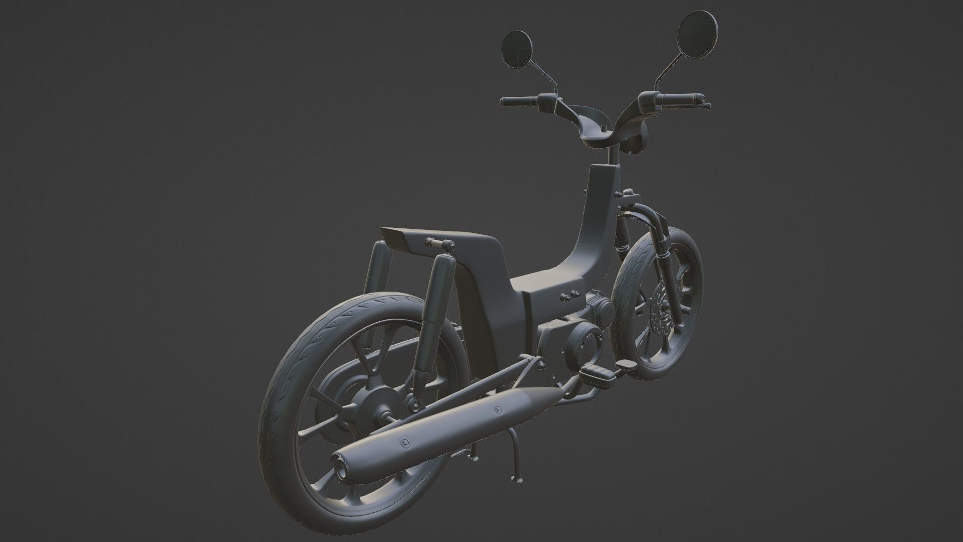 3D Print-Ready Motor Bike 3D print model_6