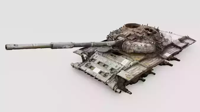 Russian T-72 tank destroyed by Ukrainian army