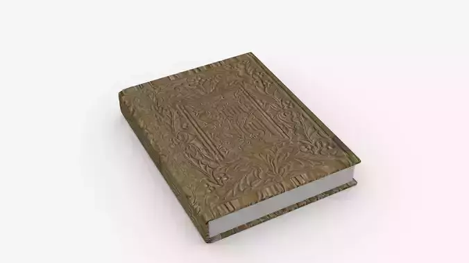Book Rigged and Animated Low-poly 3D model