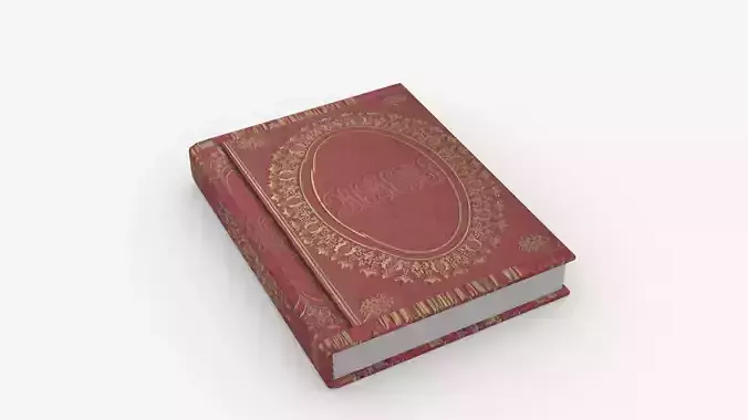 Book Rigged and Animated Low-poly 3D model
