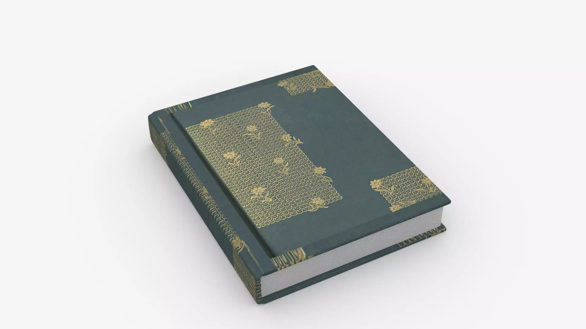 Book Rigged and Animated Low-poly 3D model_0
