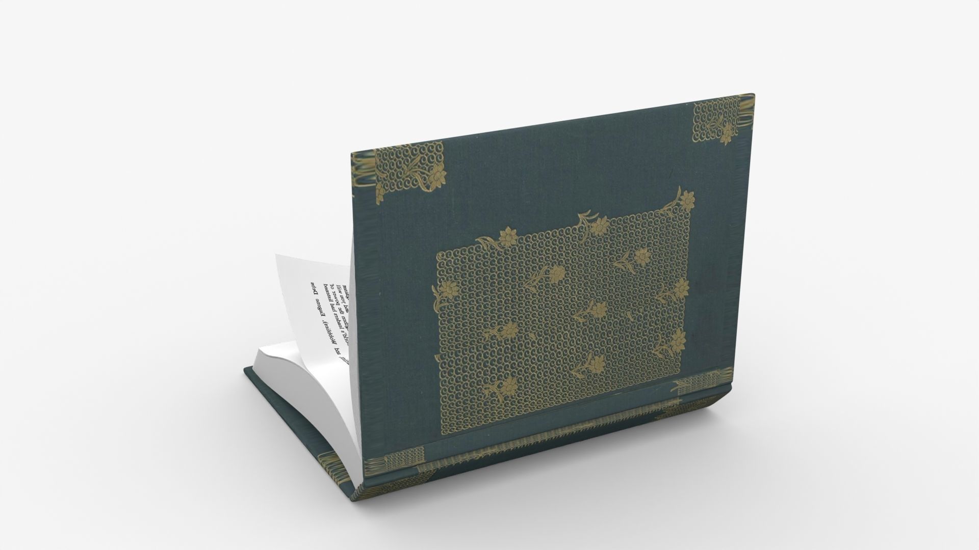 Book Rigged and Animated Low-poly 3D model_5