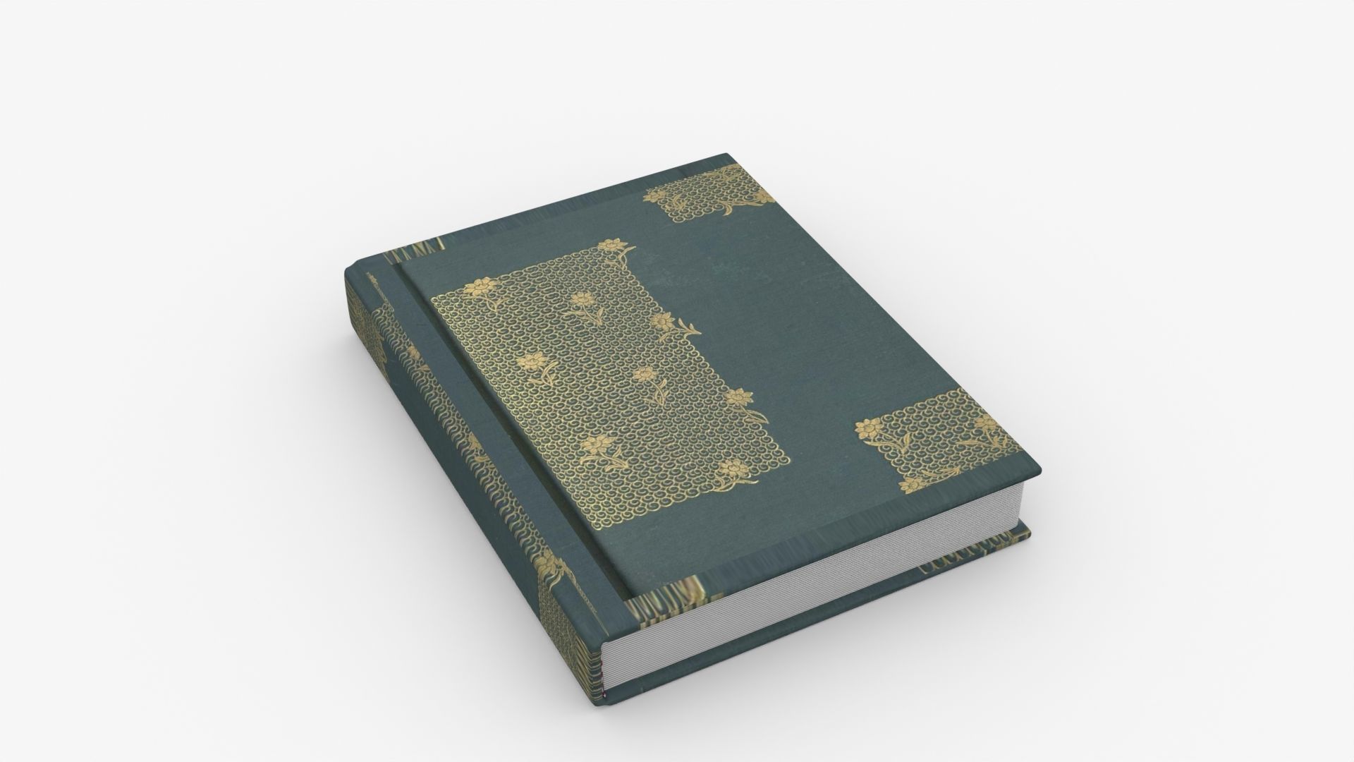 Book Rigged and Animated Low-poly 3D model_1