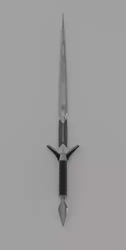 Paladins sword Low-poly 3D model