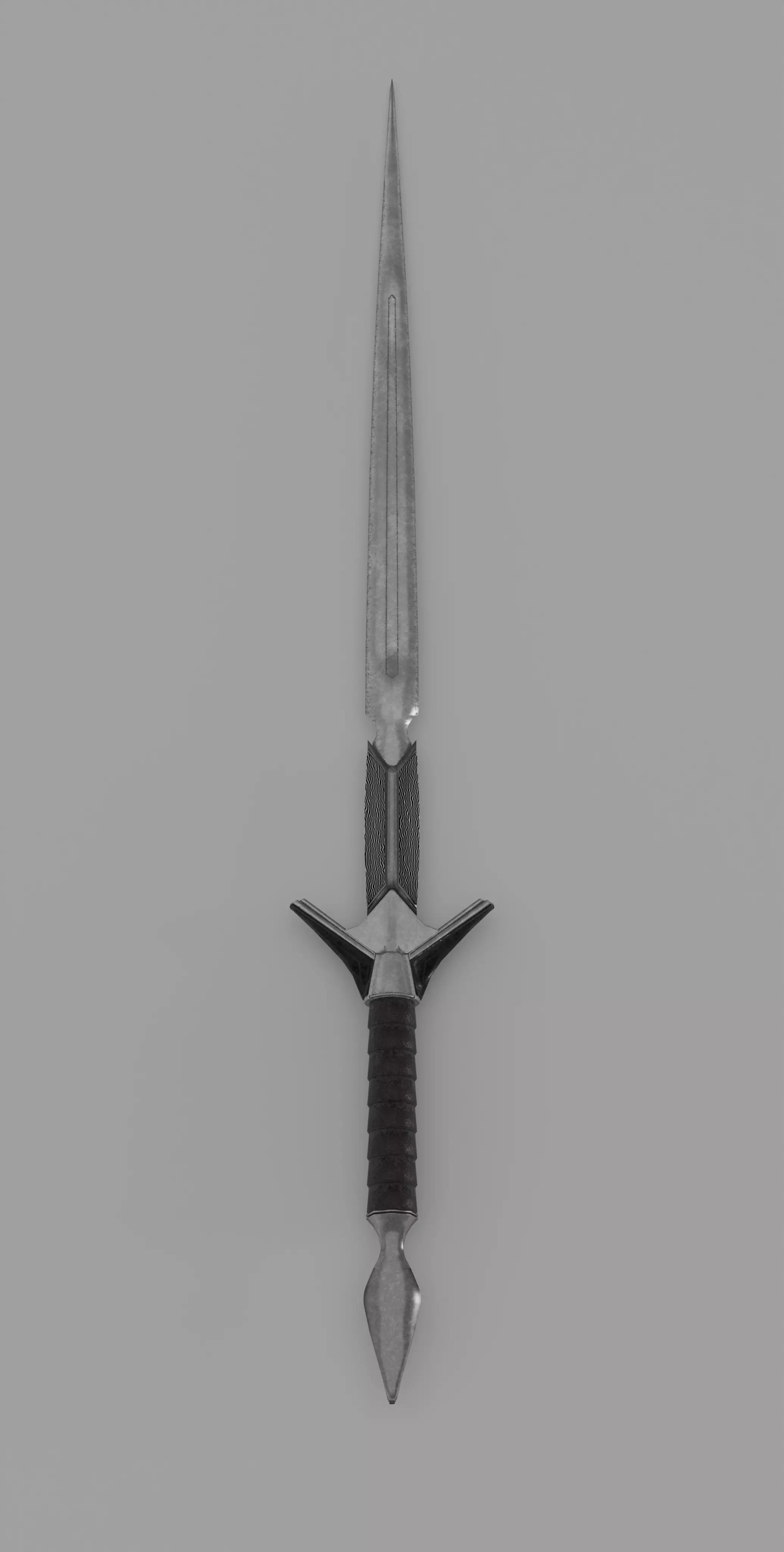 Paladins sword Low-poly 3D model_0