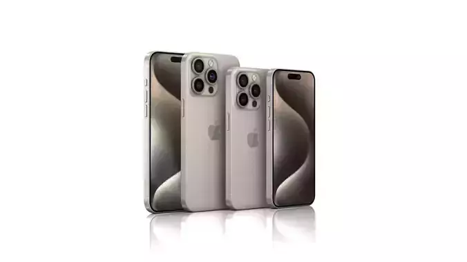 Apple iPhone 15 Pro and Pro max Natural Titanium