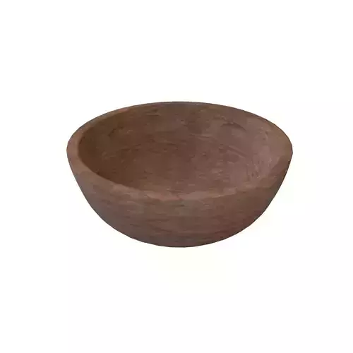 Wooden Bowl v1 002 Low-poly 3D model