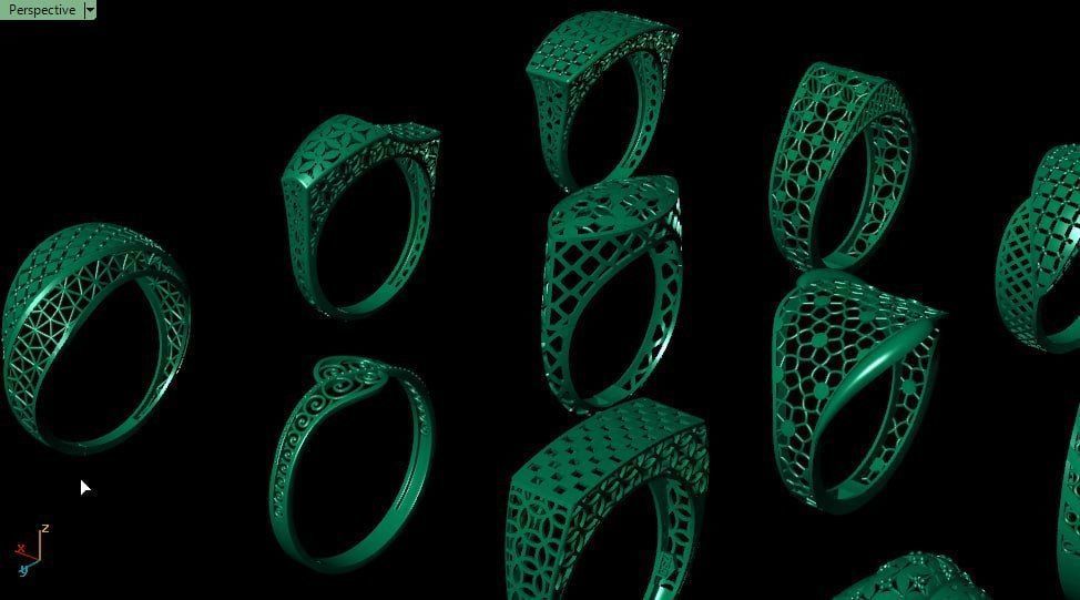 21 Gold light Fusion ring pack 3D print model_5