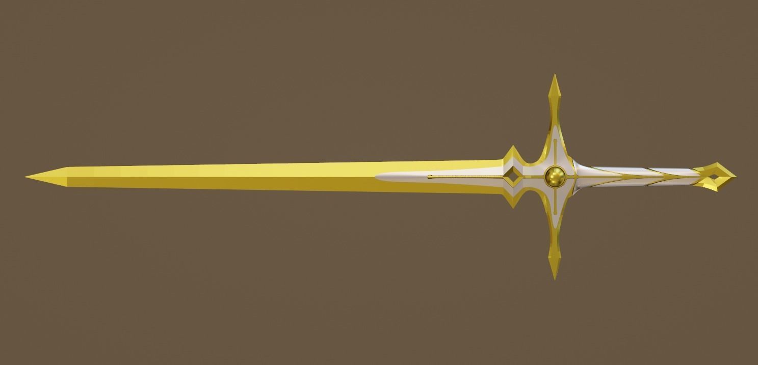 Aether Sword - Genshin Impact 3D Print model 3D print model_2