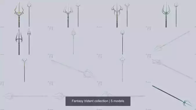 Fantasy trident collection