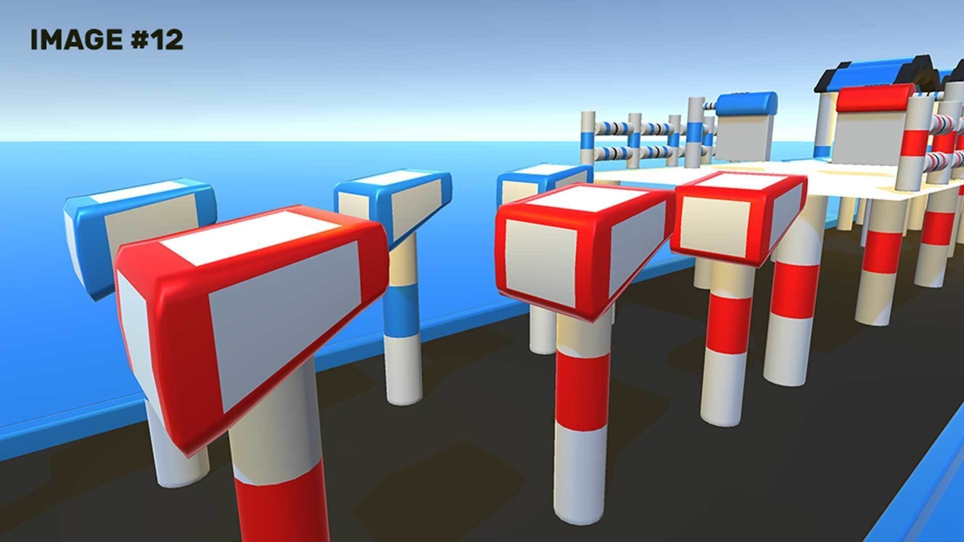 Wipeout Animated Obstacles Pack 3D model_4