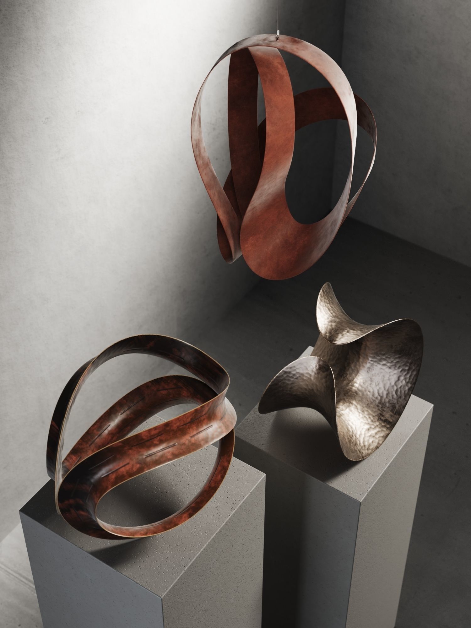 Decorative Objects Set 49 3D model_1