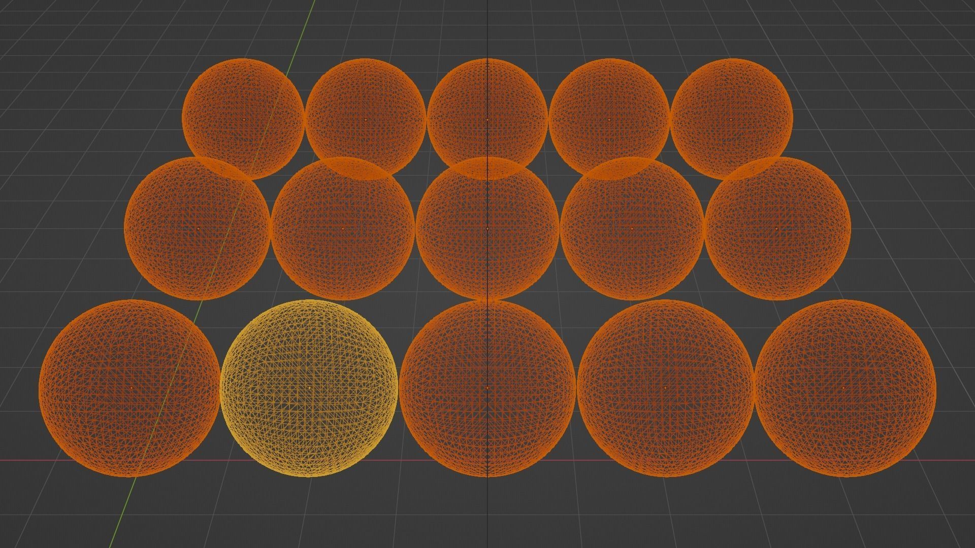 Billiard balls Low-poly 3D model_4