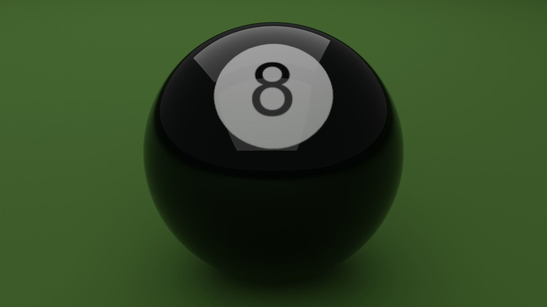 Billiard balls Low-poly 3D model_5