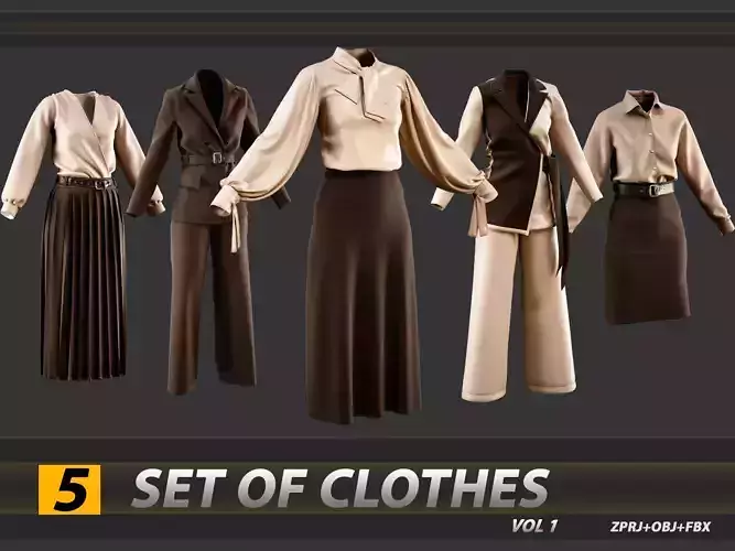 5 SET OF CLOTHES - VOL 01