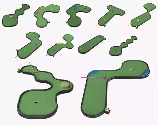 Miniature Golf Courses Collection 